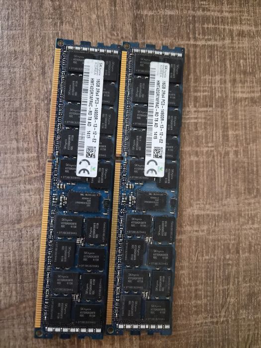 Seturi Memorie RAM Server / Workstation DDR3 ECC 8GB (2x4GB), 16GB (2x8GB), 32GB (2x16GB) SK Hynix