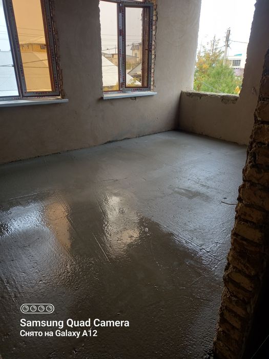 Криша навес стяжка фундамент штукатурка сифатли усталар хизмати