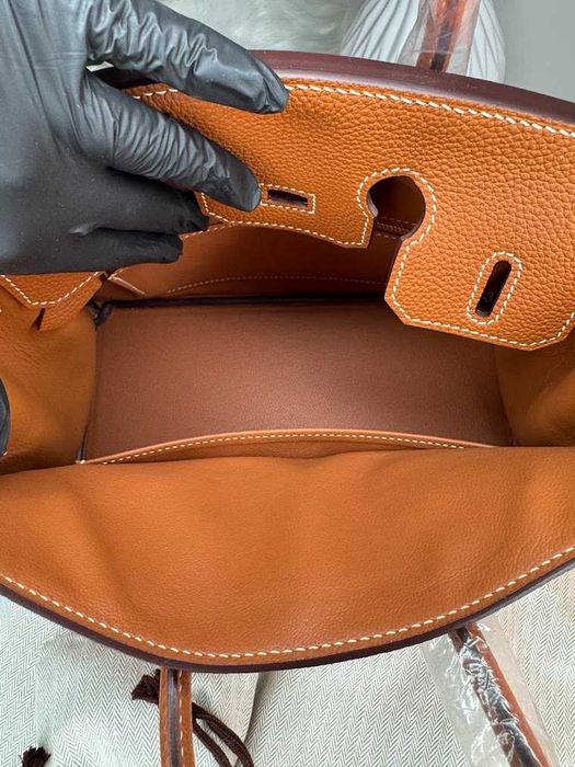 Geanta Hermes Birkin-piele naturala 100% prezentare completa