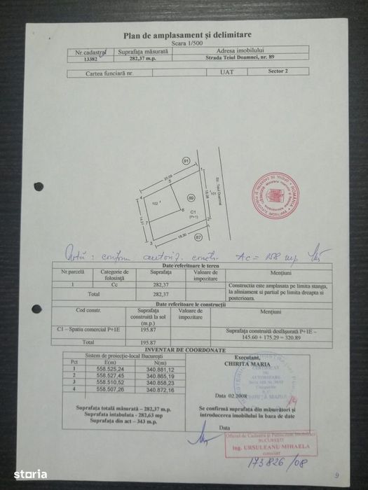 Spatiu Comercial Inchiriat 340mp - Strada Teiul Doamnei numarul 89