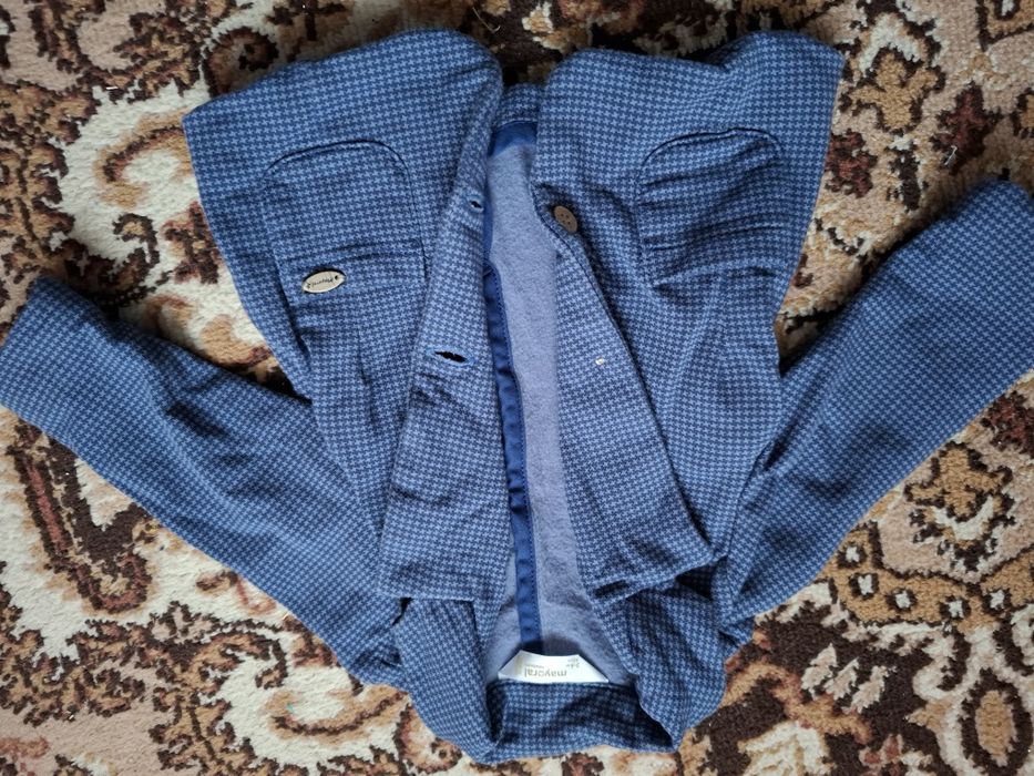 Oferta! Sacou Mayoral bebe baiat 65cm - 2-4 luni - stare excelenta!