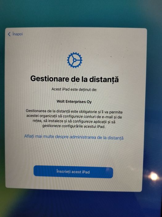 Tableta iPad generația a 8 a