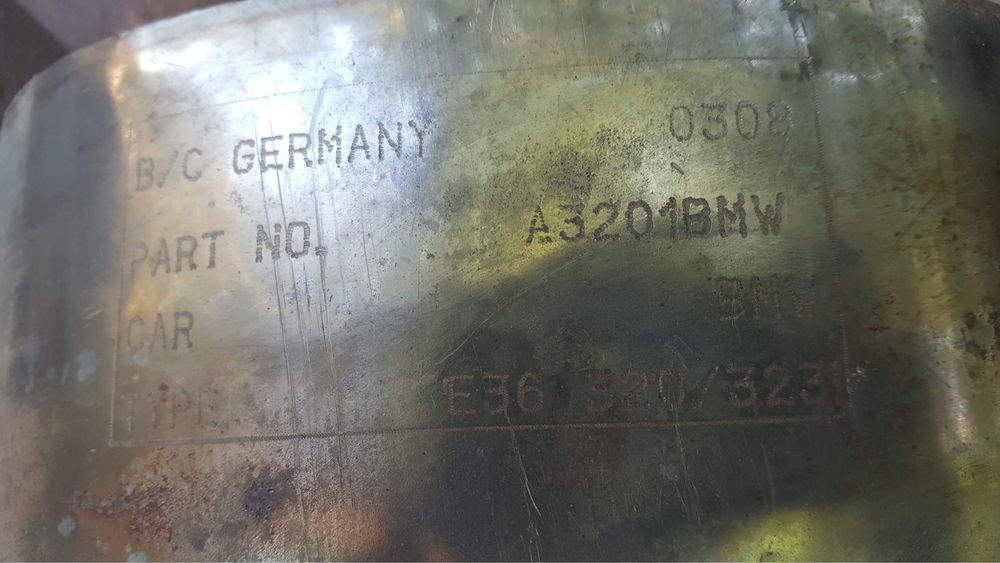 Toba Finala Sport BASTUCK BMW E36 320i / 323i Inox (Cod A3201BMW)