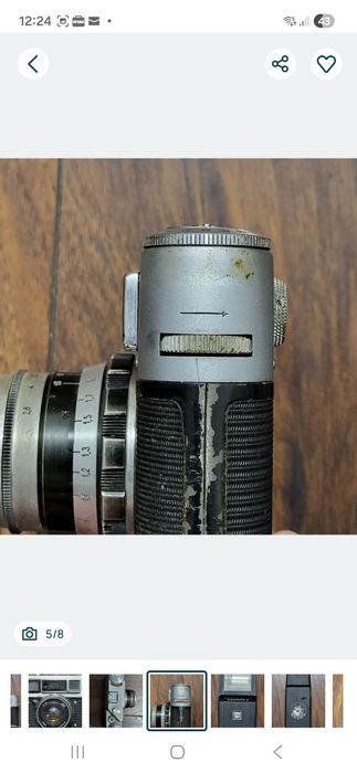 Aparat/camera de fotografiat FED-4 +blitz foto Saulute-2, made in URSS