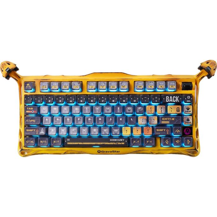 ; Клавиатура Gravastar Mercury K1 Pro (Battle Worn Yellow)