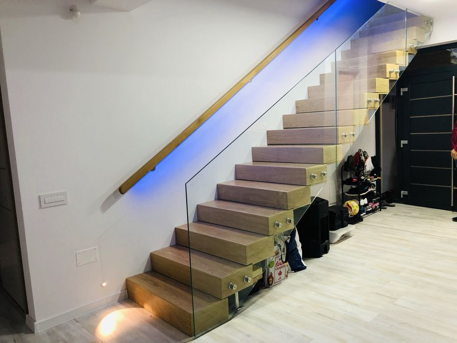 Balustrade din sticla laminata si securizata