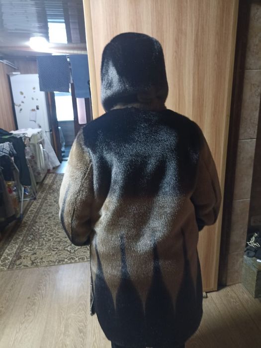 дубленка-шуба двусторонняя (лёгкая)