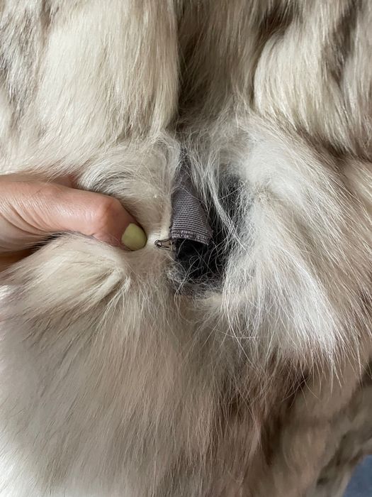 Палто от заешки косъм