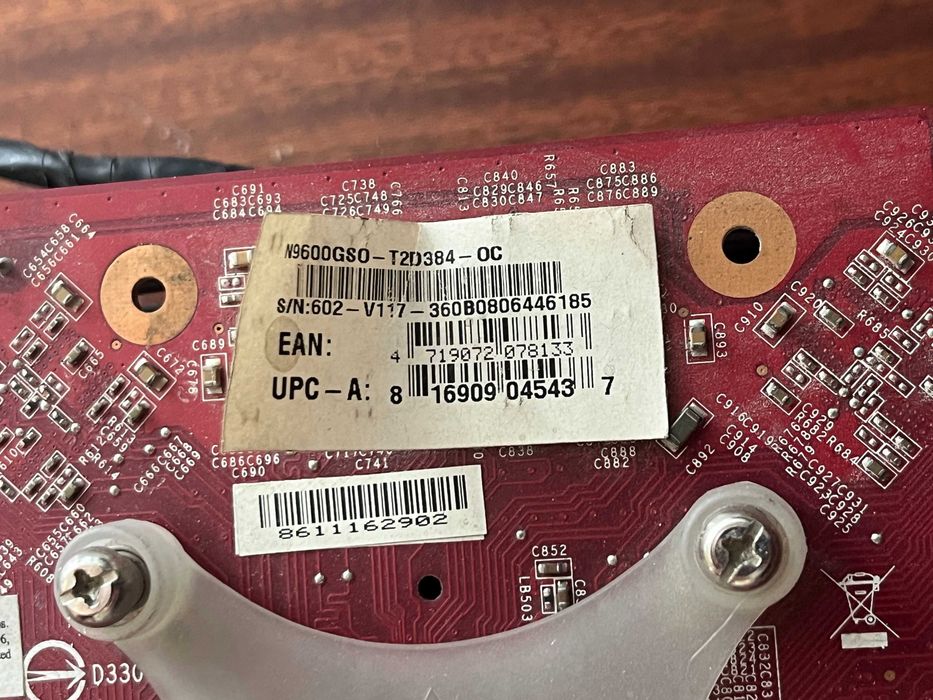 Видеокарта MSI GeForce 9600 GSO
