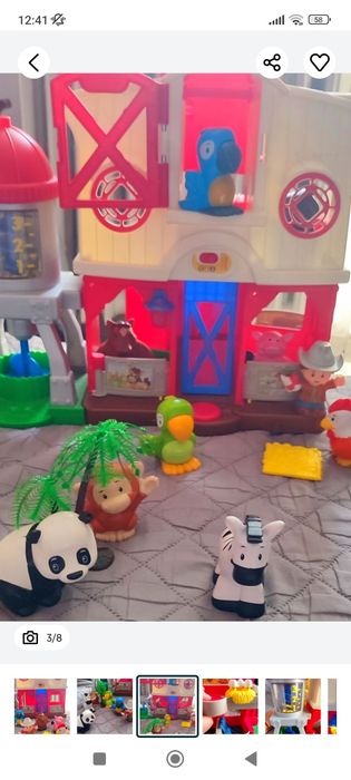 Fermă Animale Fisher-Price Little Muzicală.
Plus 6 Animale Fisher-Pric