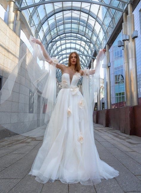 Свадебное дизайнерское платье Papilio