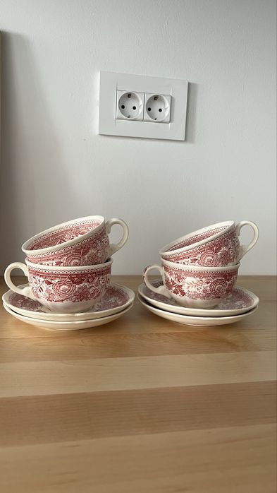 Set 4 cesti cu farfurie Burgenland Villeroy Boch