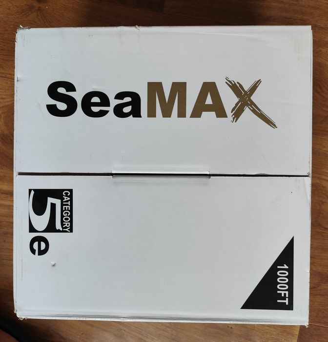 Меден LAN  кабел SeaMAX U/UTP Cat 5e - кашон 305 м