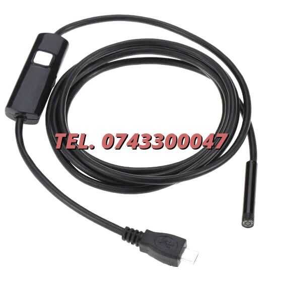 Endoscop  Camera Endoscopica Flexibila Pt Telefon Si Pc