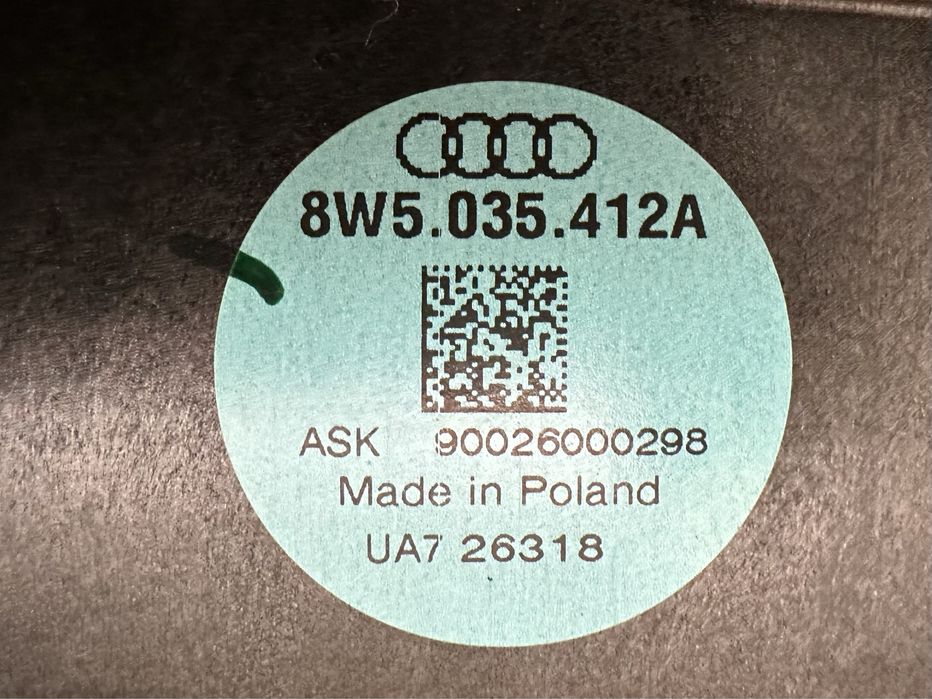 Sistem audio Bang Olufsen Audi A4 B9, A5 8W