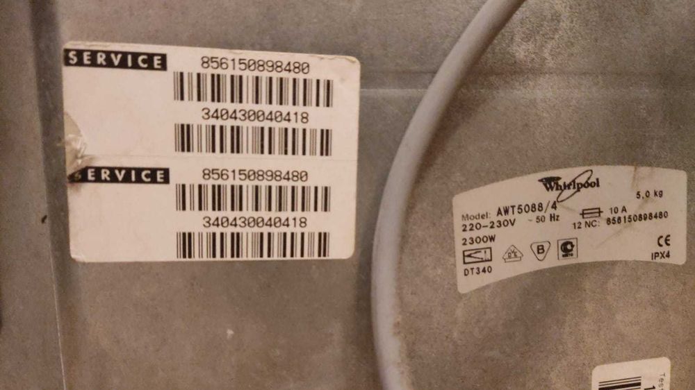 Пералня Whirlpool AWT 5088/4 в много добро състояние