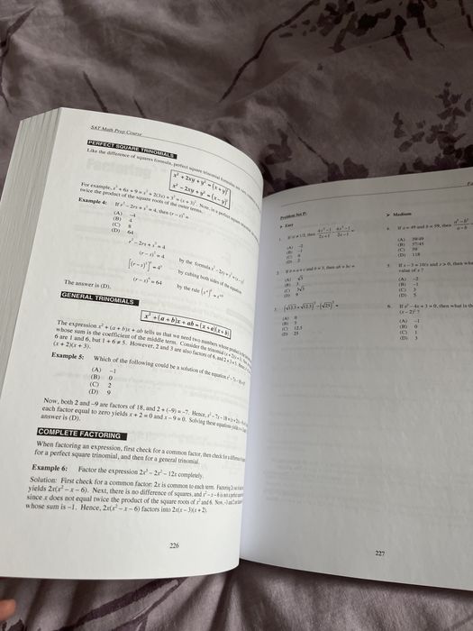 Чисто нов учебник за подготовка SAT MATH PREP COURSE