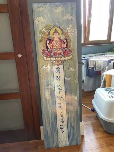 Pictura in ulei cu tema hindusa