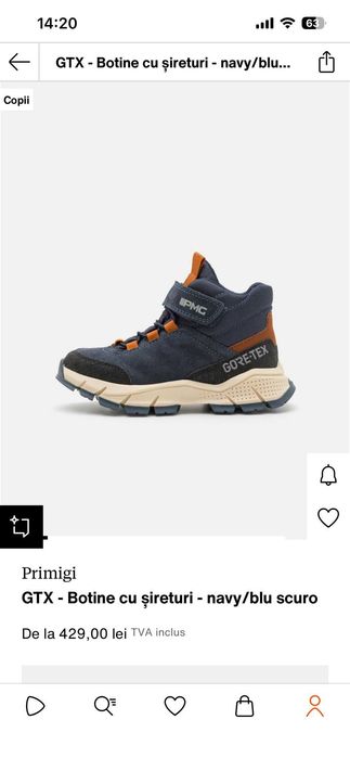 Ghete Primigi GTX  impermeabile