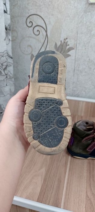 Детские ортопедические кожанные басаножечки,25 размер.