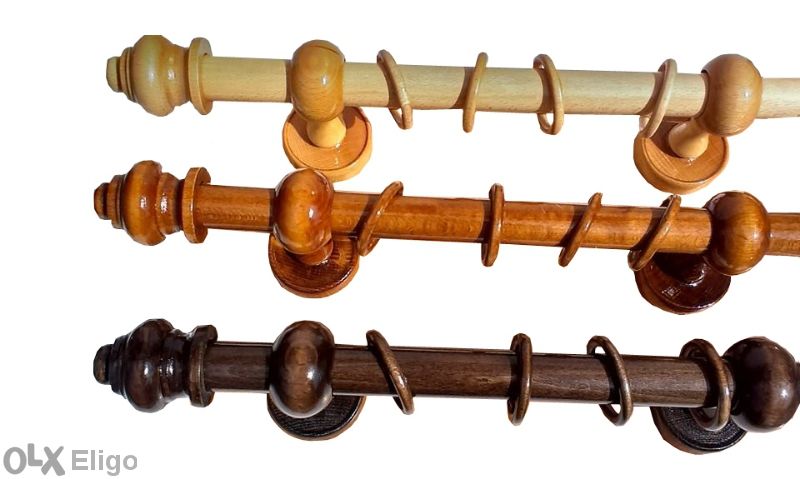 Дървен корниз. Букови корнизи за вашите пердета!