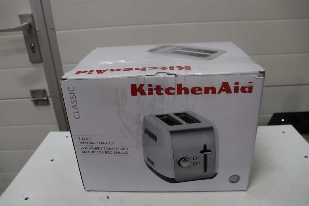 Тостер KitchenAid Classic с 2 отделения, 1.8 кг, бял [Енергиен клас A]