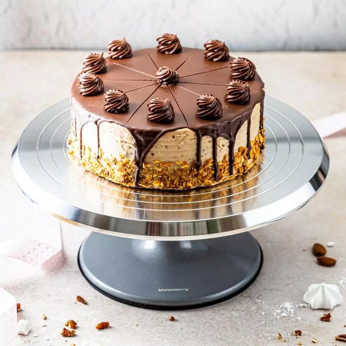 Placa din aliaj de aluminiu, suportul rotativ pentru servit prajituri,