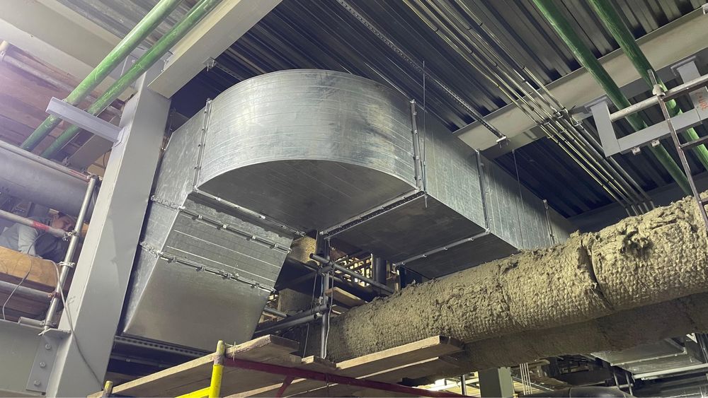 Монтаж вентилций