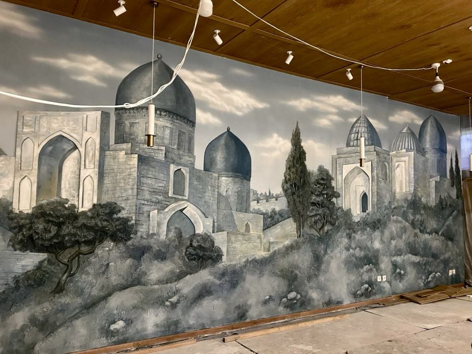 Роспись стен, Художник, Rasom, рельеф, барельеф.