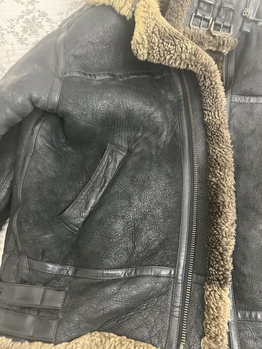 Дубленка мужская кожанная зимняя