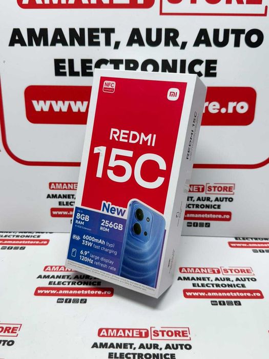 Xiaomi Redmi 15C NOU 256GB Amanet Store Braila [13840]