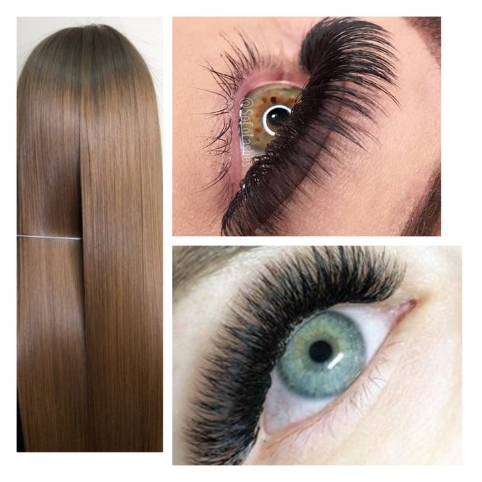 Наращивание ресниц /Кератиновое выпрямление волос. АКЦИЯ!!!