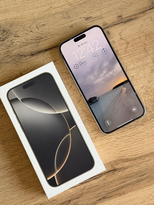 Iphone 16 pro max 256 gb Natural Titanium