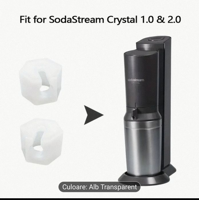 Piuliță pentru reparație furtun presiune soda stream Cristal