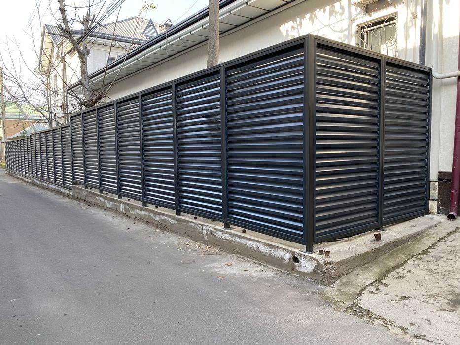Металлические ЖАЛЮЗИ забор перегародка jalyuzi