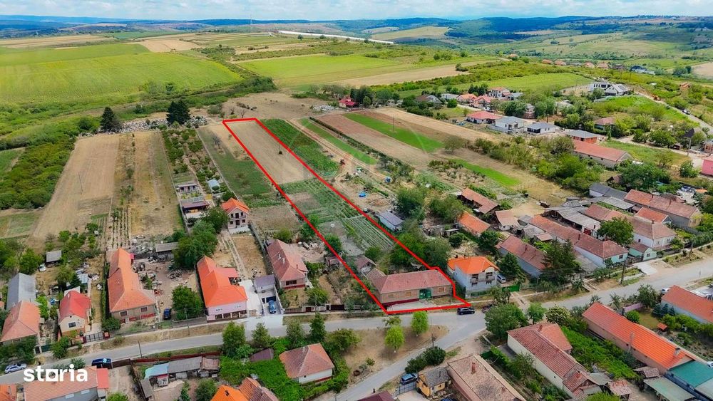 De vânzare teren intravilan, 6.384 mp cu dublu front, în Paleu