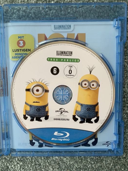 Blue Ray minioni in germana