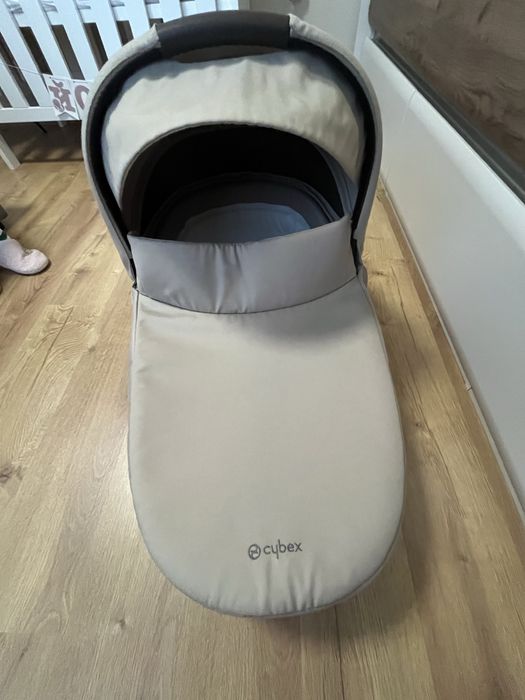 Кош за новородено cybex cot s lus almond beide