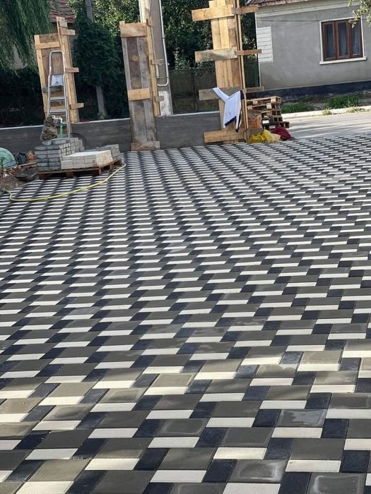 Montam pavaj si bordura