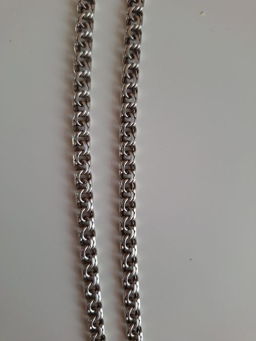 Цепочка крест подвеска серебро