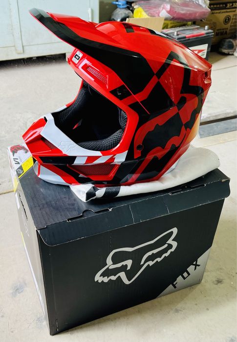 Fox v1 Lux Молодежный шлем для мотокросса