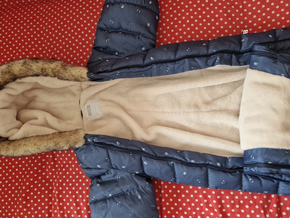 Зимний детский пуховик