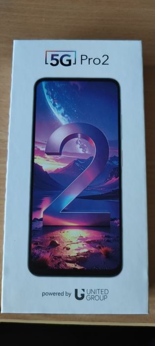 чисто нов запечатан телефон Vivacom 5G Pro2 256GB ROM 8GB RAM, 5000mAh