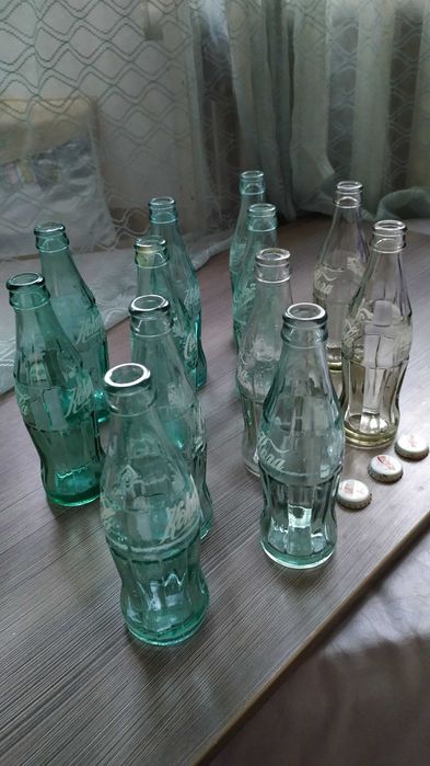 Колекционерски стъклени бутилки Кока Кола