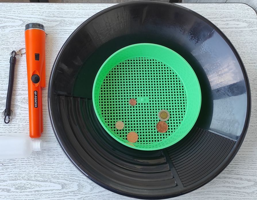 леген металдетектор сито за промиване / добиване на самородно злато