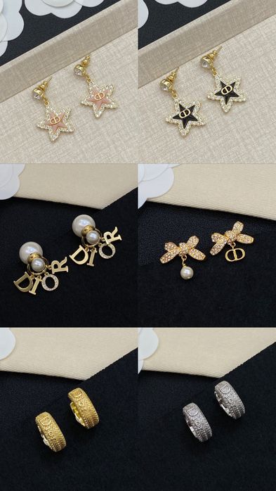 Обеци на Dior различни модели