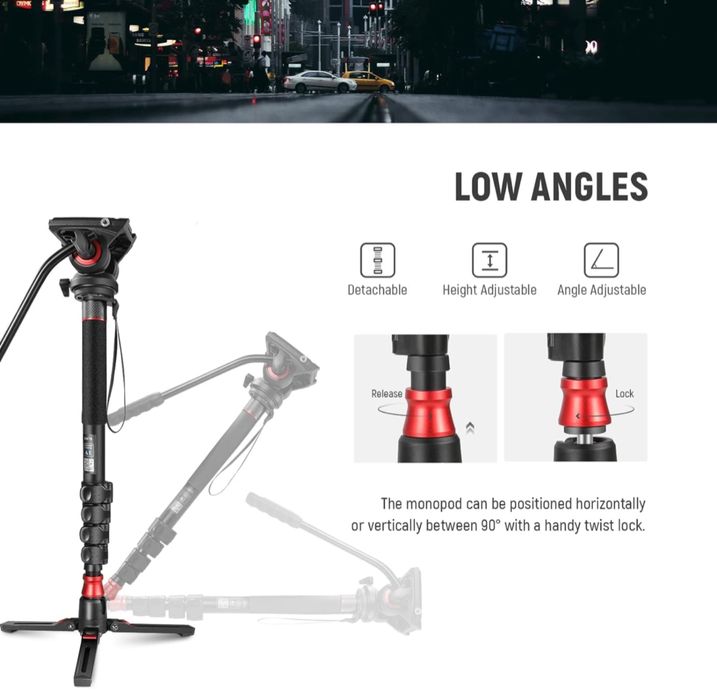 Трипод. Монопод. Видео глава. Статив. камера. слайдер. dji. видео.фото