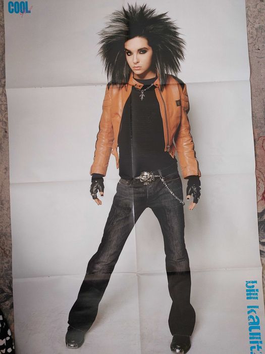 Giga poster Tokio Hotel Bill verso justin bieber