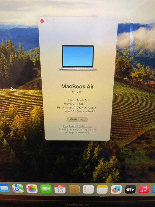 Apple MacBook Air M1 (2020) 13" | 8GB RAM | 256GB SSD | AZERTY клавиатура
