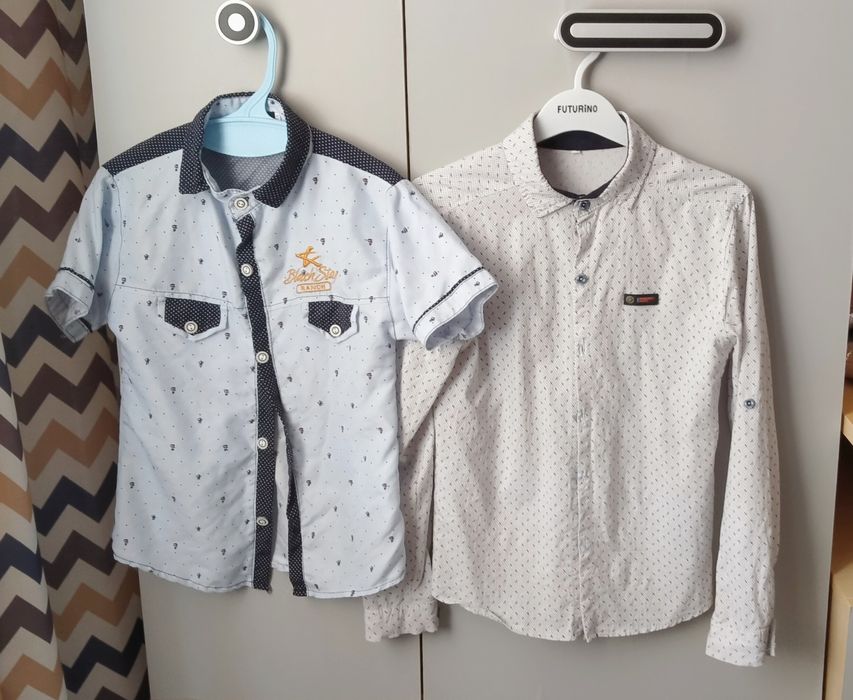 Рубашки школьные разные